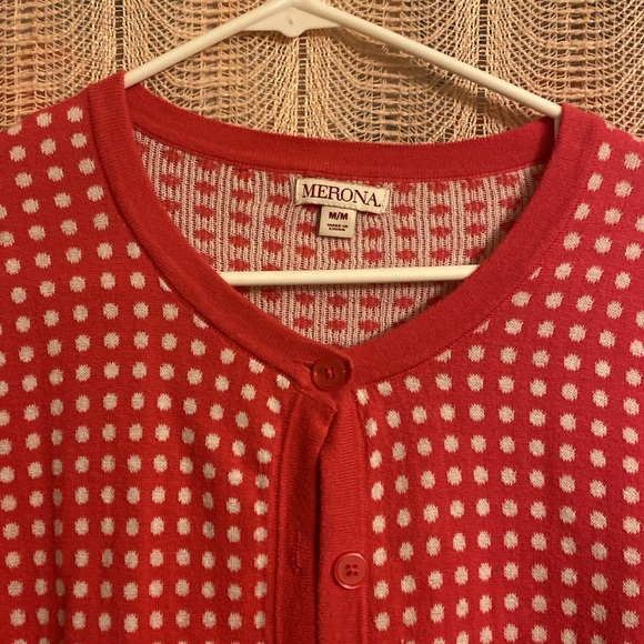 Pink pokodot Cardigan - Picture 2 of 10